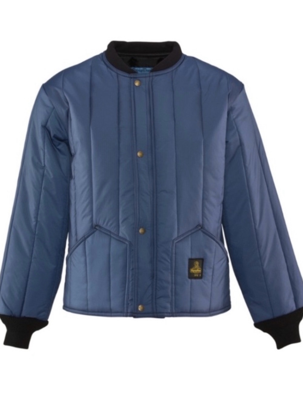 RefrigiWear Mens Jacket Navy Black Cold Storage Delivery Driver Trucker